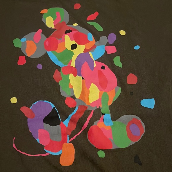 Disney Unique Abstract T Shirt - Picture 2 of 2